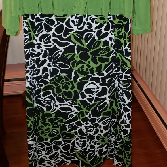 COPY - 2 piece multi color sleeveless dress & jac… - Picture 2 of 4
